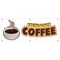 Signmission Fresh Hot Coffee Banner Heavy Duty 13 Oz Vinyl with Grommets B-72 Fresh Hot Coffee - alternate 1